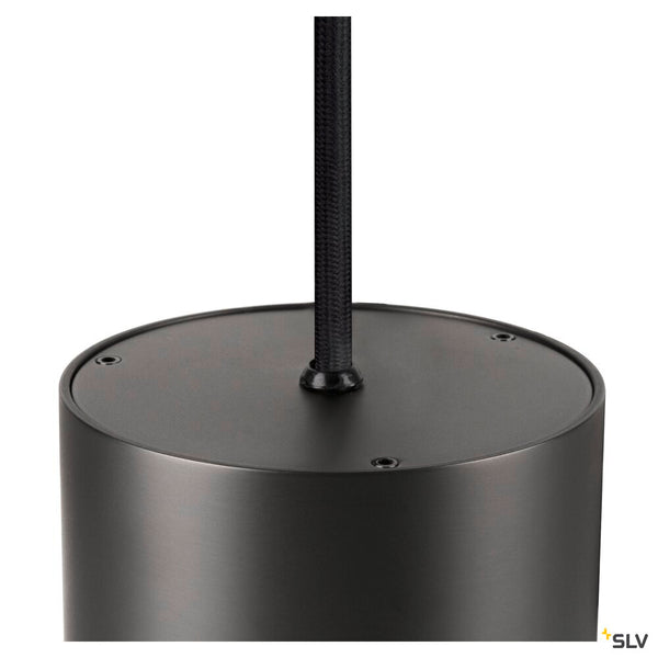 SLV OCULUS, pendant light, pendant length 250 cm, 2000-3000 K, 100°, dim-to-warm, PHASE, dark bronze 1008615