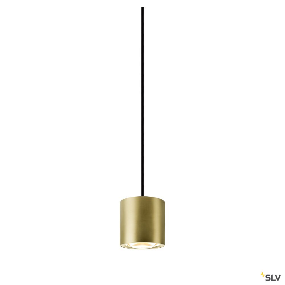SLV OCULUS, pendant light, pendant length 250 cm, 2000-3000 K, 100°, dim-to-warm, PHASE, brass 1008616