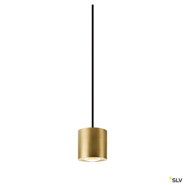 SLV OCULUS, pendant light, pendant length 250 cm, 2000-3000 K, 100°, dim-to-warm, PHASE, brass 1008616