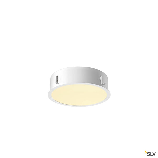 SLV MEDO® 30, recessed ceiling light, frame, 3000/4000 K, 70°, IP20, round, white 1008629