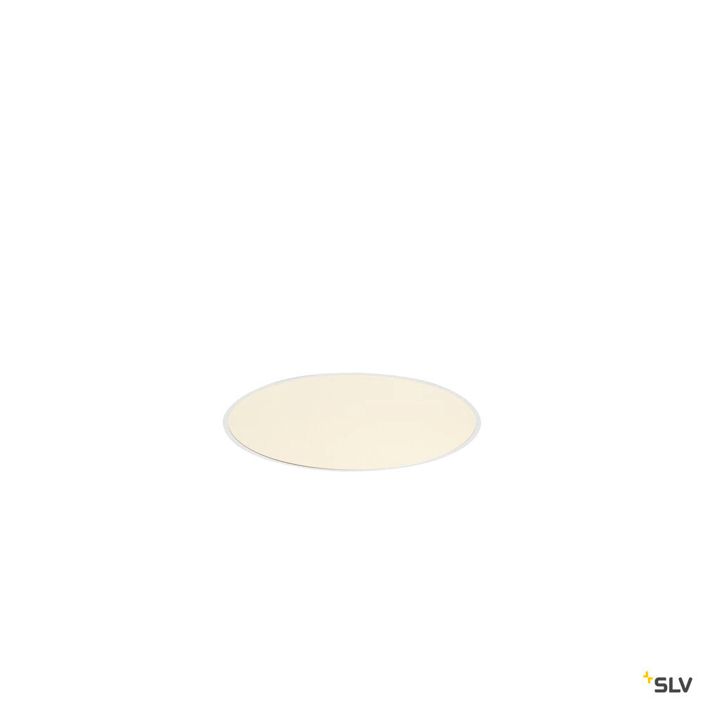 SLV MEDO® 30, recessed ceiling light, frameless, 3000/4000 K, 70°, IP20, round, white 1008630