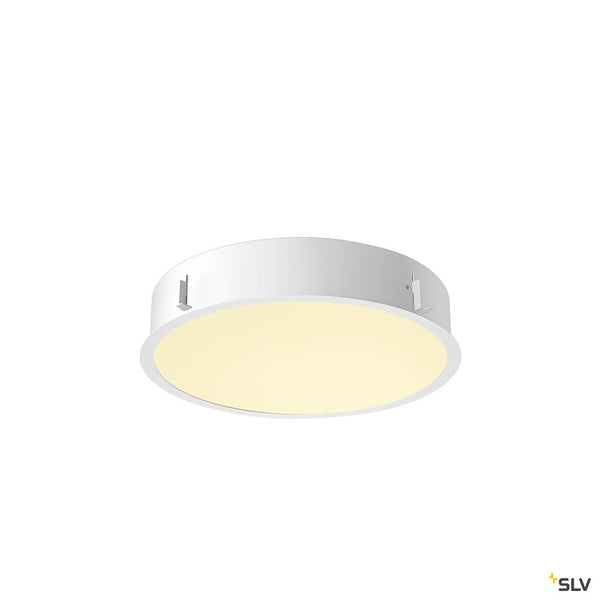 SLV MEDO® 40, recessed ceiling light, frame, 3000/4000 K, 80°, IP20, round, white 1008631