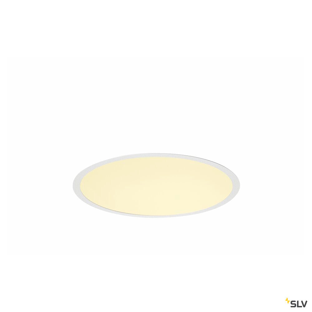 SLV MEDO® 40, recessed ceiling light, frame, 3000/4000 K, 80°, IP20, round, white 1008631