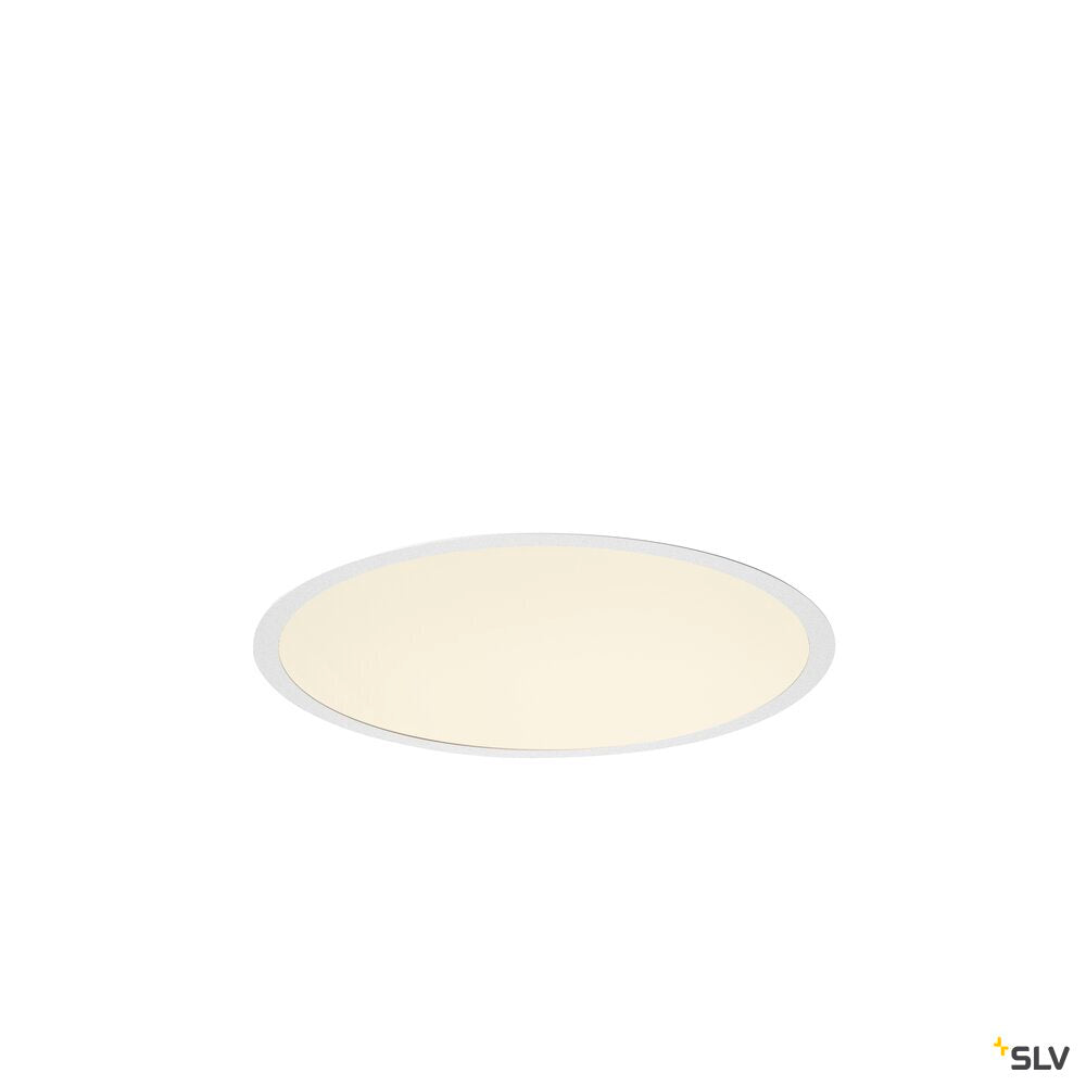 SLV MEDO® 40, recessed ceiling light, frame, 3000/4000 K, 80°, IP20, round, white 1008631