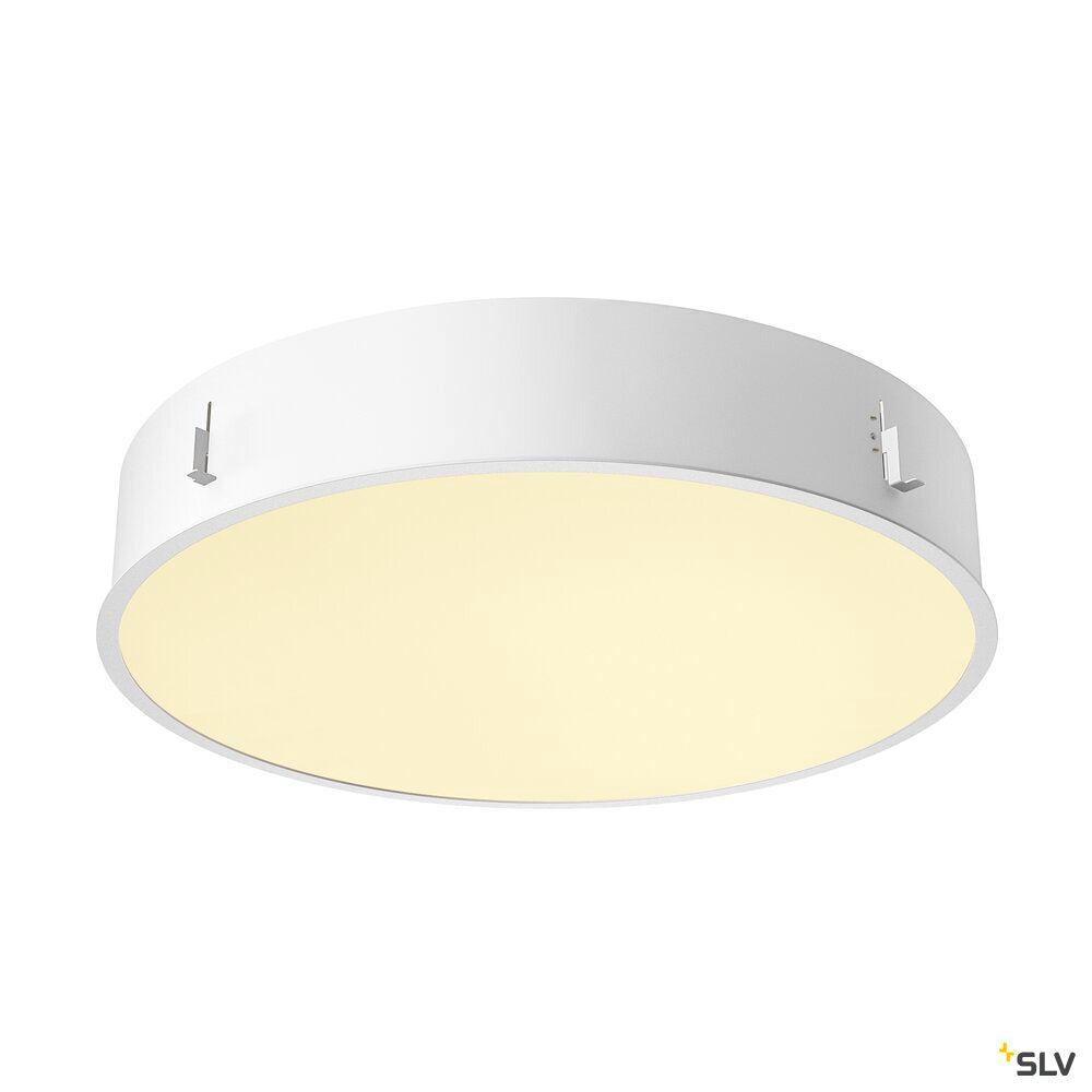 SLV MEDO® 60, recessed ceiling light, frame, 3000/4000 K, 80°, IP20, round, white 1008633