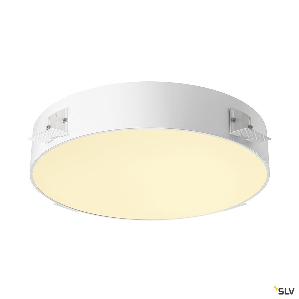 SLV MEDO® 60, recessed ceiling light, frameless, 3000/4000 K, 80°, IP20, round, white 1008634