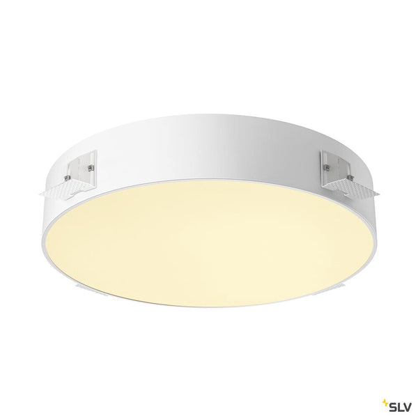 SLV MEDO® 60, recessed ceiling light, frameless, 3000/4000 K, 80°, IP20, round, white 1008634
