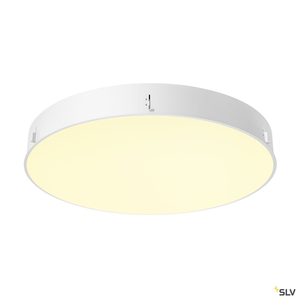 SLV MEDO® 90, recessed ceiling light, frame, 3000/4000 K, 80°, IP20, round, white 1008635