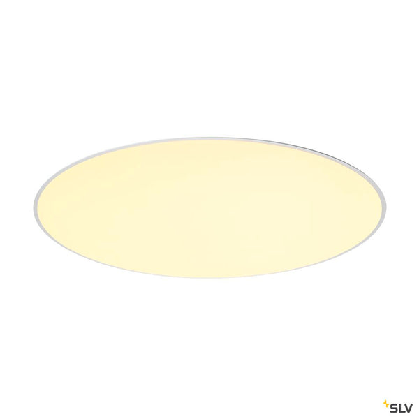 SLV MEDO® 90, recessed ceiling light, frame, 3000/4000 K, 80°, IP20, round, white 1008635