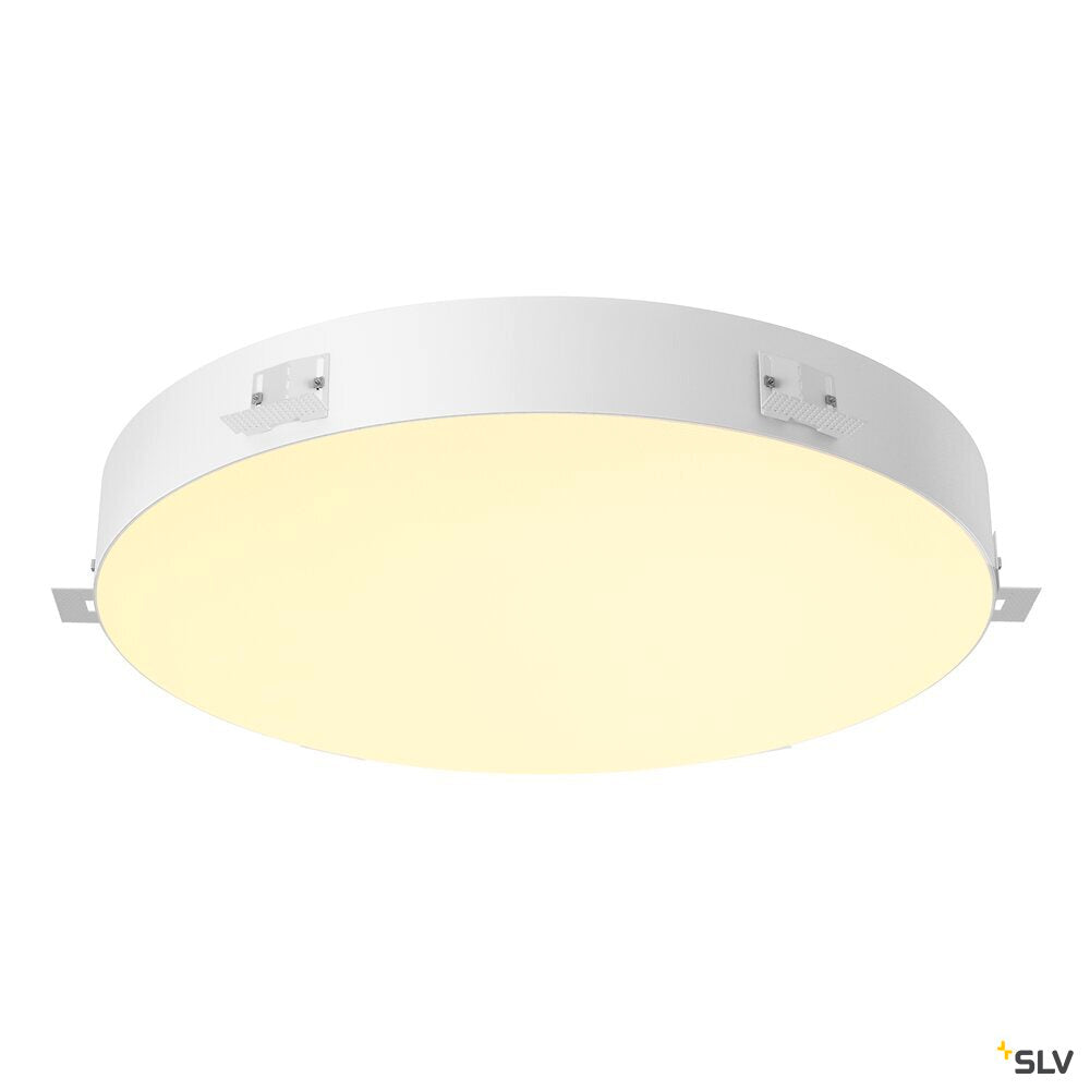 SLV MEDO® 90, recessed ceiling light, frameless, 3000/4000 K, 80°, IP20, round, white 1008636