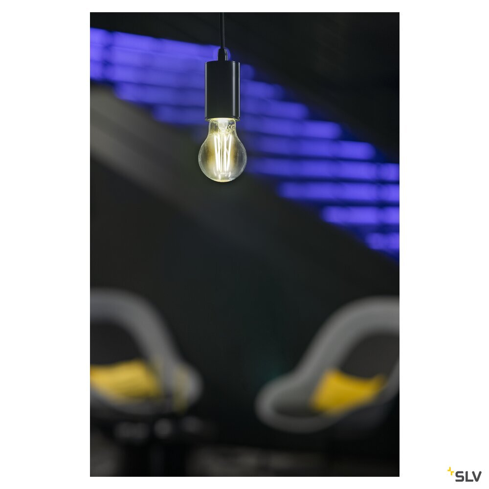 SLV LED A60, LED bulb, clear, E27, 4 W, 2700 K 1008641