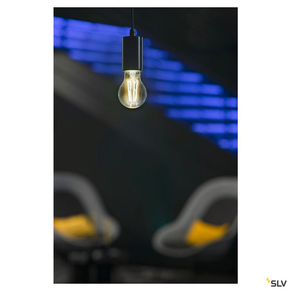 SLV LED A60, LED bulb, clear, E27, 4 W, 2700 K 1008641