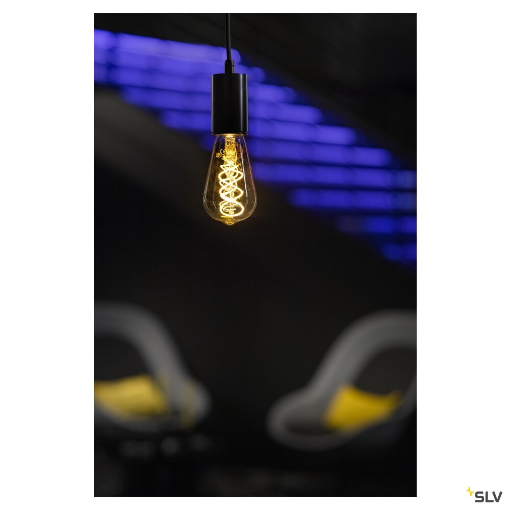 SLV LED ST64, LED bulb, gold, E27, 4 W, 1800 K 1008645