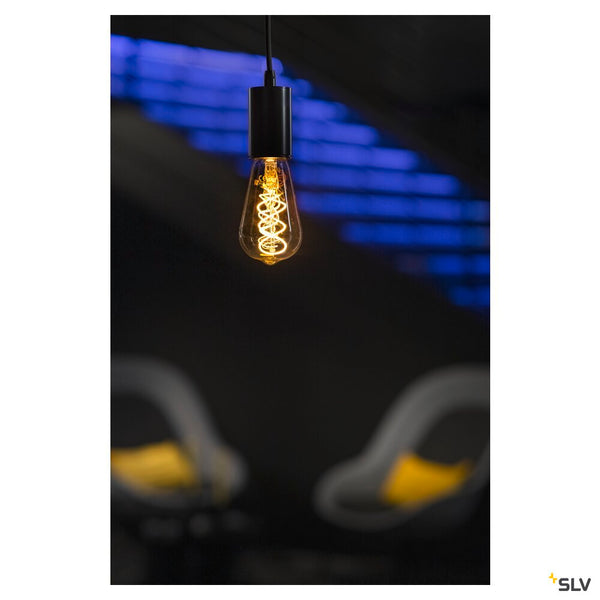 SLV LED ST64, LED bulb, gold, E27, 4 W, 1800 K 1008645