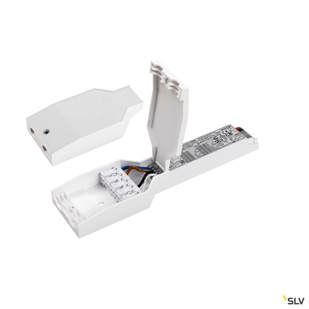SLV Strain relief through-wirable, for DALI dimmable drivers: 1008666, 1008667, 1008668 1008673