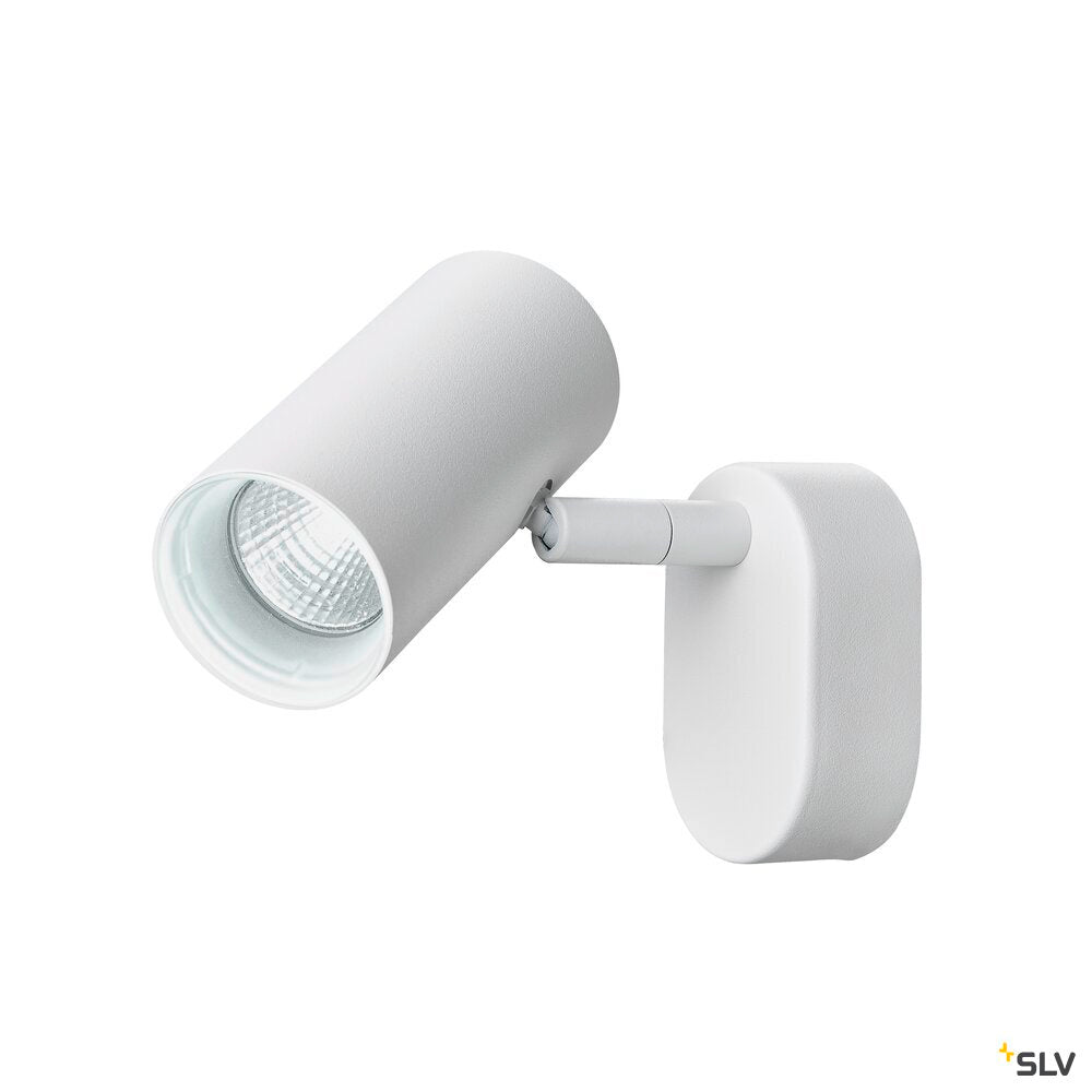 SLV NOBLO®, wall and ceiling-mounted light, single, round, 2000-3000 K, 8 W, dim-to-warm, PHASE, 36°, white 1008703