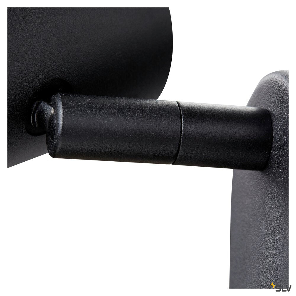 SLV NOBLO®, wall and ceiling-mounted light, single, round, 2000-3000 K, 8 W, dim-to-warm, PHASE, 36°, black 1008706
