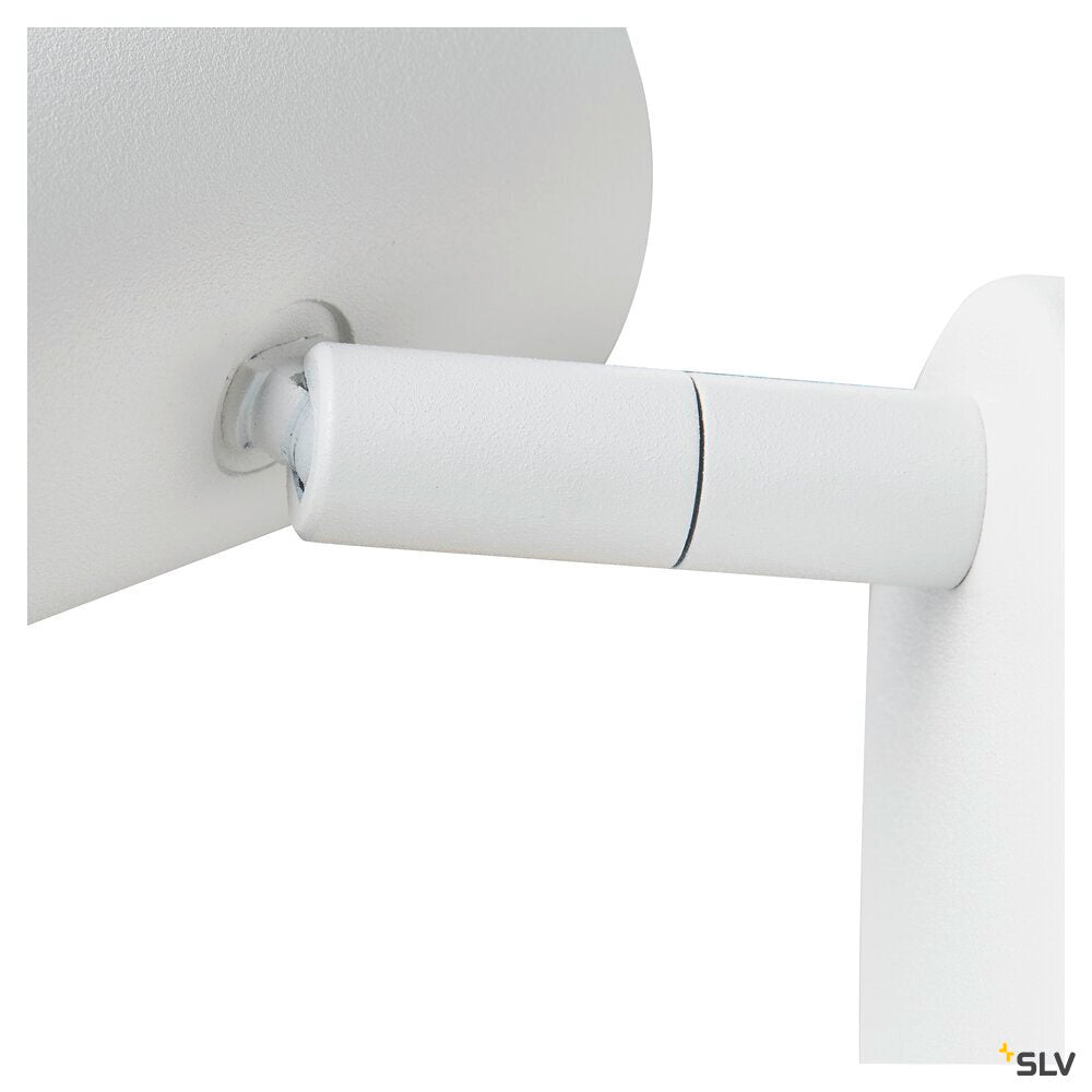 SLV NOBLO®, wall and ceiling-mounted light, single, round, 3000 K, 6 W, PHASE, 32°, white 1008709