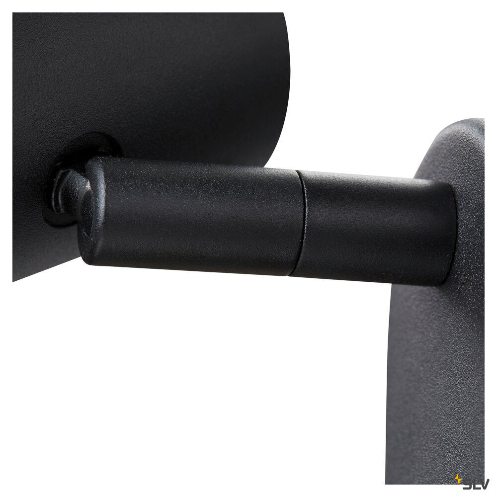 SLV NOBLO®, wall and ceiling-mounted light, single, round, 3000 K, 6 W, PHASE, 32°, black 1008712
