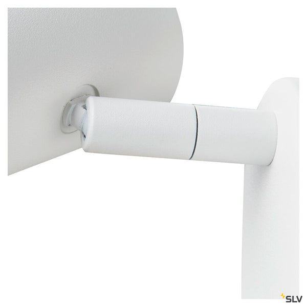 SLV NOBLO®, wall and ceiling-mounted light, single, round, 2700 K, 6 W, PHASE, 32°, white 1008715