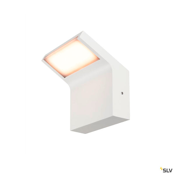 SLV ORDI II, WL, Wall-mounted light, Square, 2200/3000 K, IP65, White 1008722