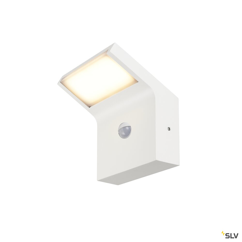 SLV ORDI II, WL, SENSOR, Wall-mounted light, Square, 2200/3000 K, IP54, White 1008724