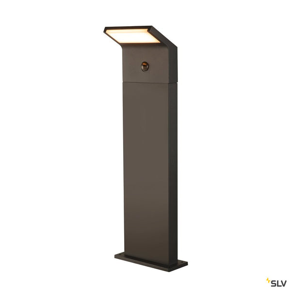 SLV ORDI II, POLE 70, SENSOR outdoor free-standing lamp, angular, 2200/3000 K, IP54, black 1008727