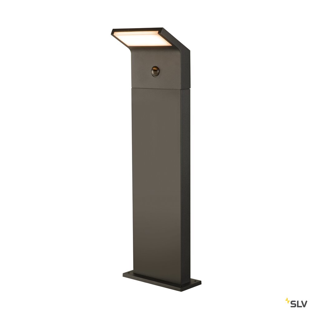 SLV ORDI II, POLE 70, SENSOR outdoor free-standing lamp, angular, 2200/3000 K, IP54, black 1008727