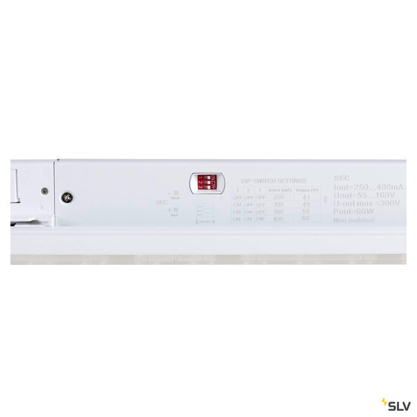SLV SIGHT EASY, 3~ spot, rectangular, 4000 K, 41 W, DALI, 25°, white 1008731