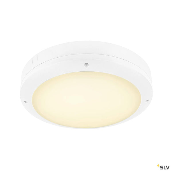 SLV OUTDOOR BULKHEAD V 360, 20W 830/840/856 IP65 IK10 White 1008833
