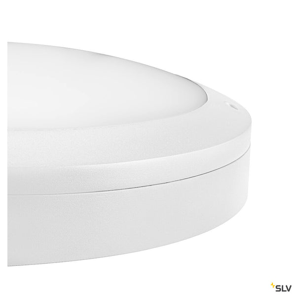 SLV OUTDOOR BULKHEAD V 360, 20W 830/840/856 IP65 IK10 White 1008833