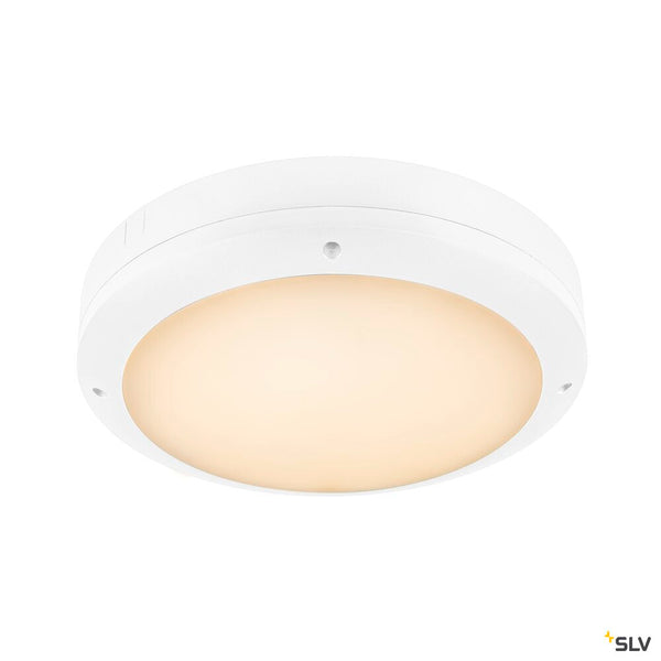 SLV OUTDOOR BULKHEAD V 360, SENSOR 20W 830/840/856 IP65 IK10, White 1008901