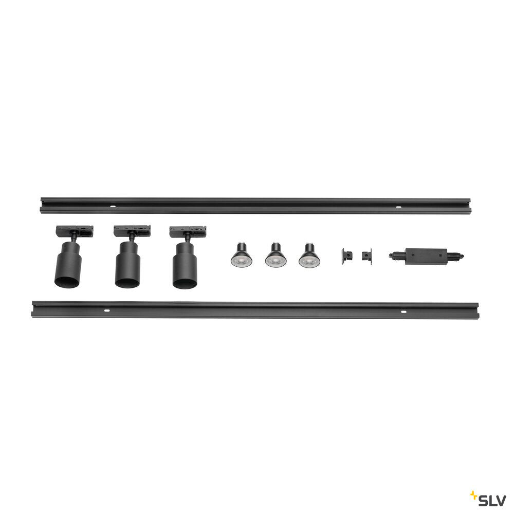 SLV PURI 2.0, 1Ph., Triple Track Set, QPAR51, Black 1008903