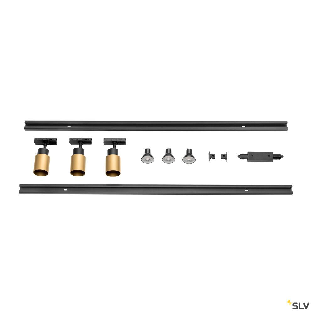 SLV PURI 2.0, 1Ph., Triple Track Set, QPAR51, Gold/Black 1008904