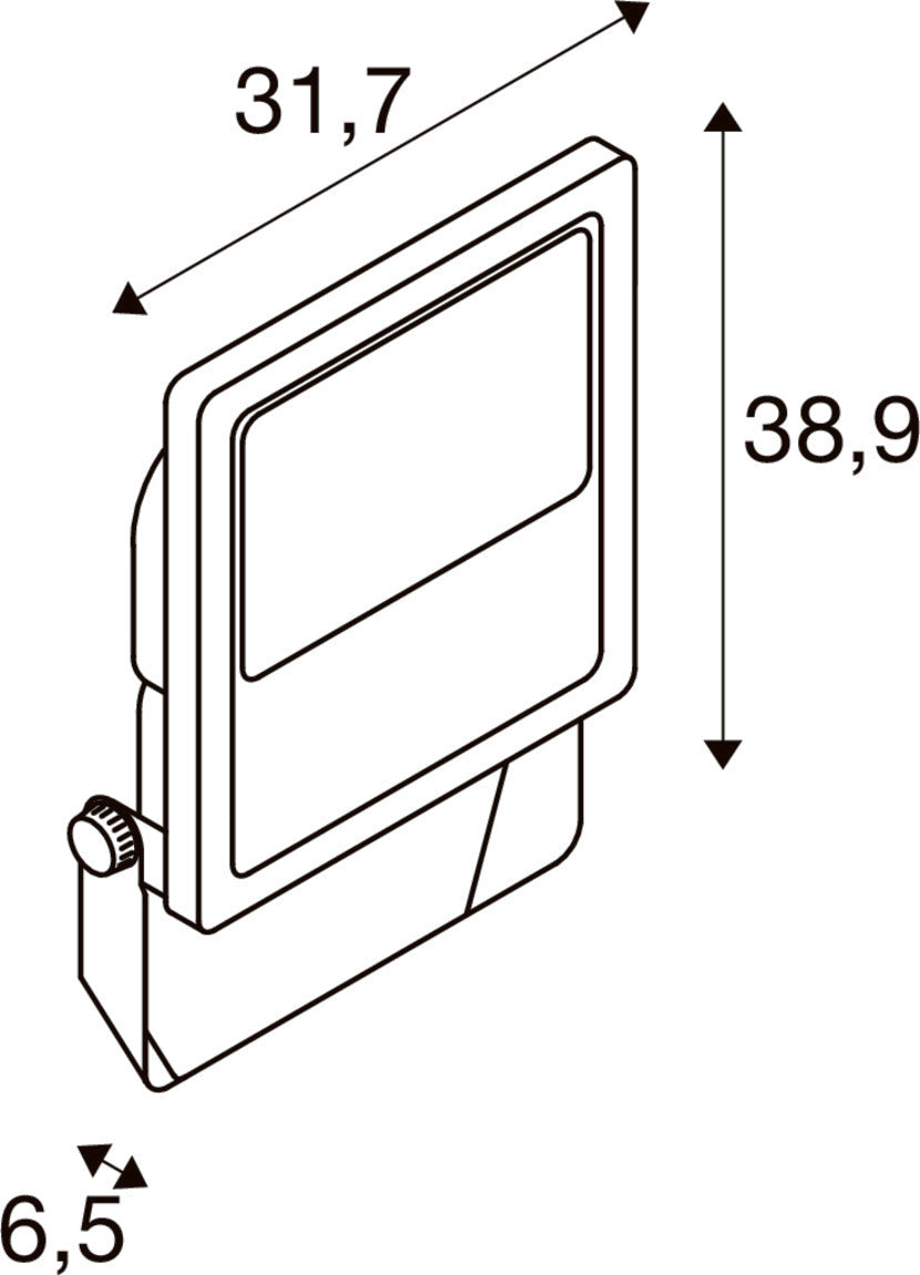 SLV FLOODLIGHT C, 50/75/100W 840 IP66 1008908