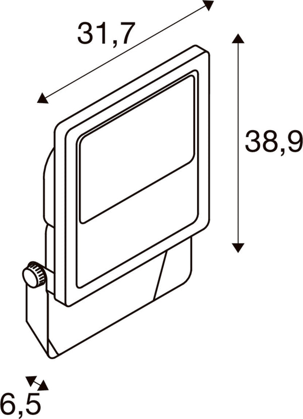 SLV FLOODLIGHT C, 50/75/100W 840 IP66 1008908