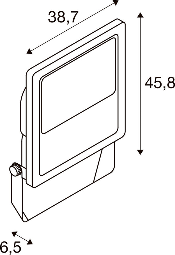 SLV FLOODLIGHT C, 100/150/200W 830 IP66 1008909