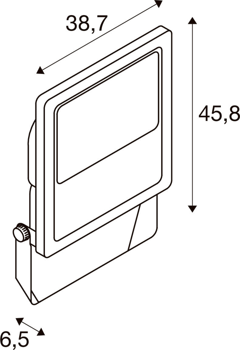 SLV FLOODLIGHT C, 100/150/200W 840 IP66 1008910