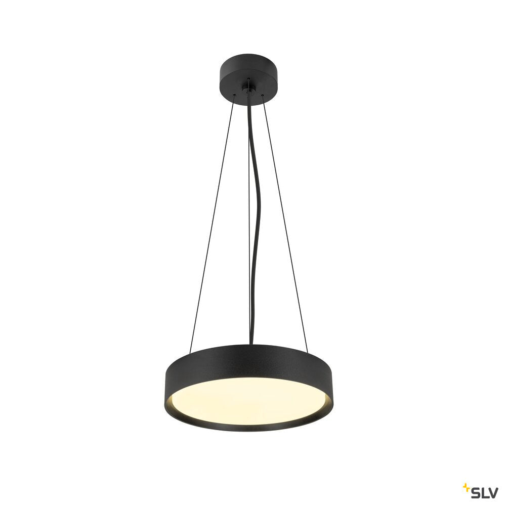 SLV DECONA 30, CL, PHASE, Ceiling-mounted light, Round, 3000/4000K, 17 W, Black 1008918