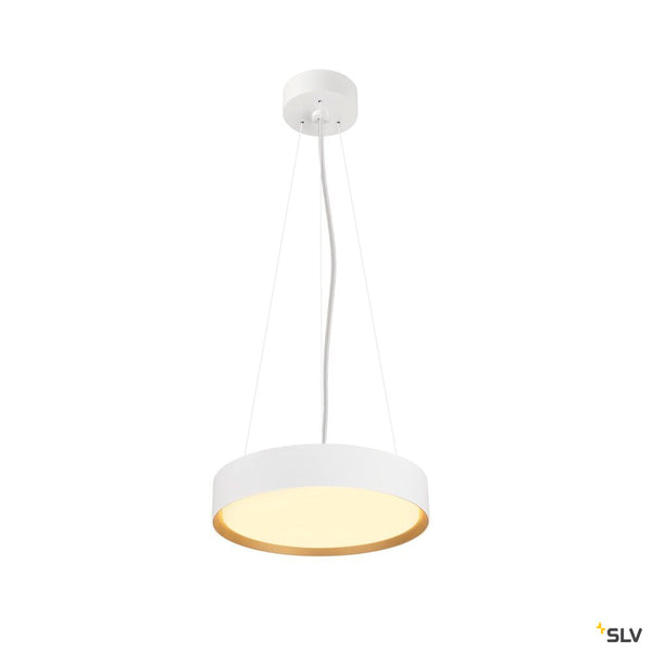 SLV DECONA 30, CL, PHASE, Ceiling-mounted light, Round, 3000/4000K, 17 W, White/Gold 1008919