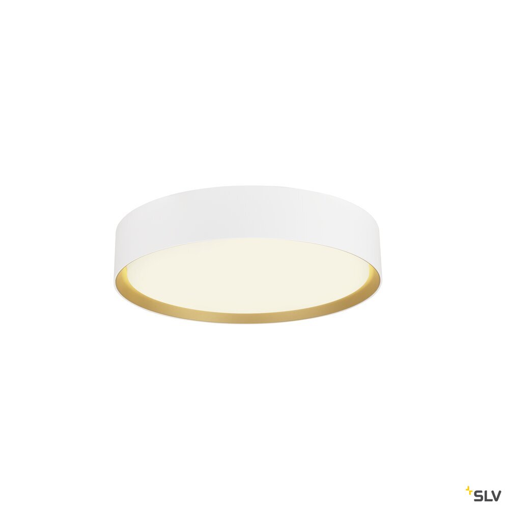 SLV DECONA 30, CL, PHASE, Ceiling-mounted light, Round, 3000/4000K, 17 W, White/Gold 1008919