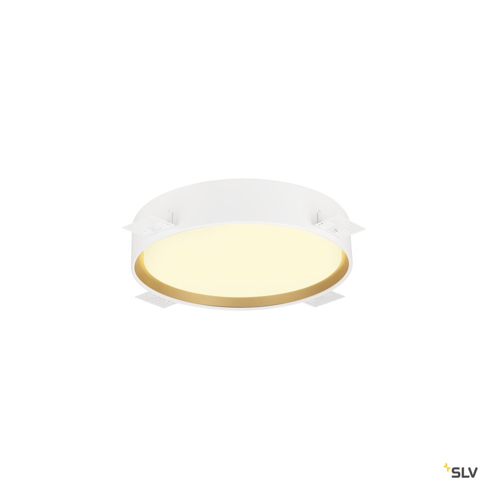 SLV DECONA 30, CL, PHASE, Ceiling-mounted light, Round, 3000/4000K, 17 W, Black/Gold 1008920