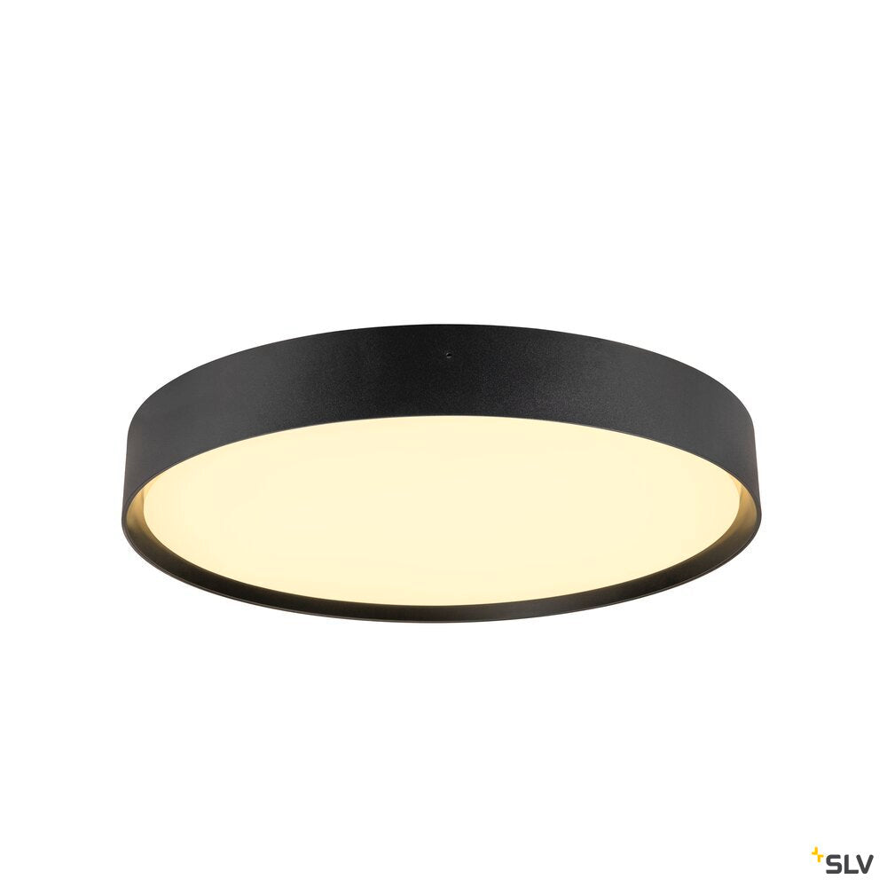 SLV DECONA 42, CL, PHASE, Ceiling-mounted light, Round, 3000/4000K, 23 W, Black 1008922