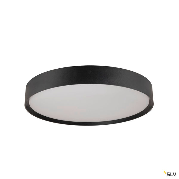 SLV DECONA 42, CL, PHASE, Ceiling-mounted light, Round, 3000/4000K, 23 W, Black 1008922