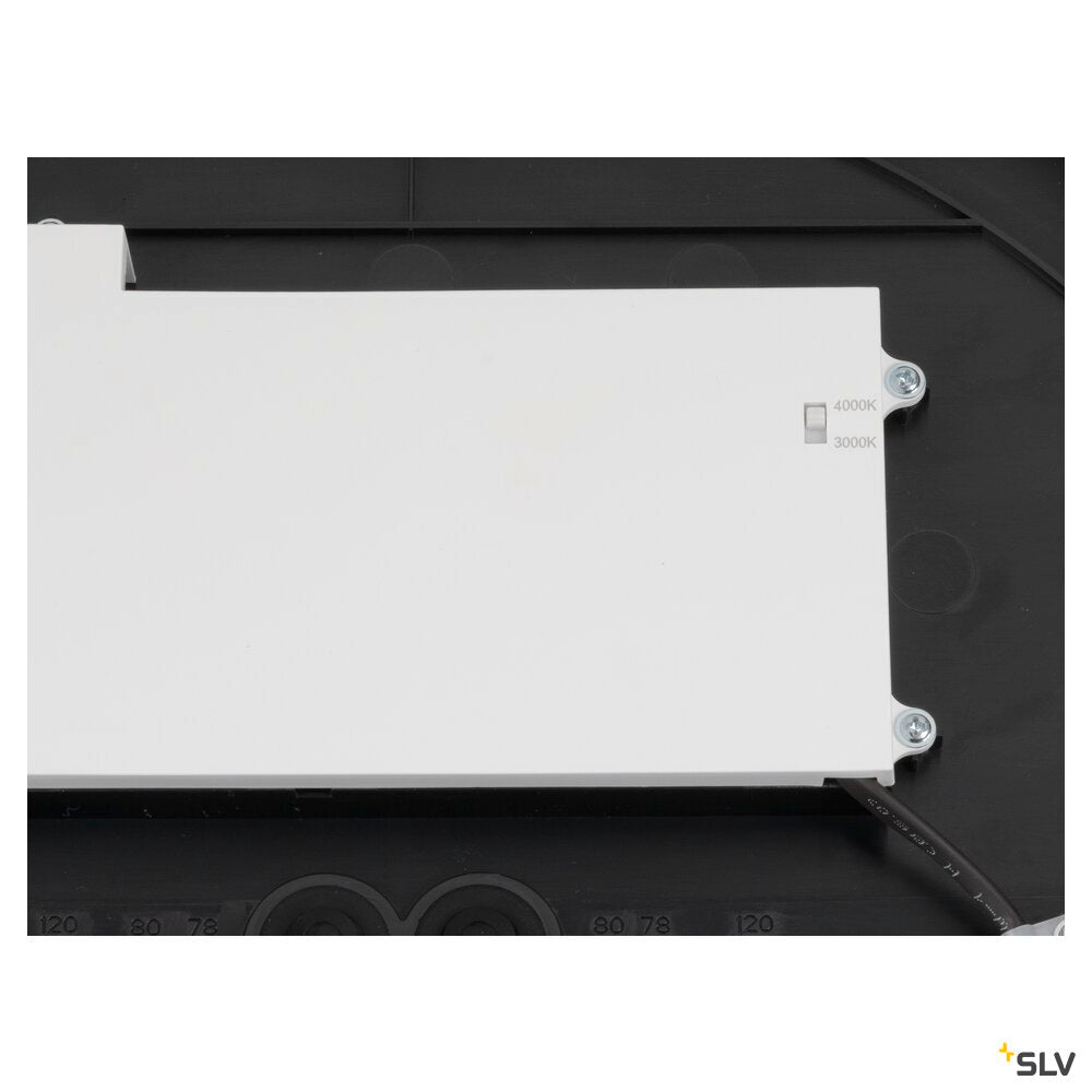 SLV DECONA 42, CL, PHASE, Ceiling-mounted light, Round, 3000/4000K, 23 W, Black 1008922
