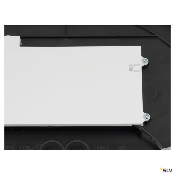 SLV DECONA 42, CL, PHASE, Ceiling-mounted light, Round, 3000/4000K, 23 W, Black 1008922