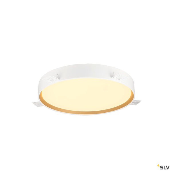 SLV DECONA 42, CL, PHASE, Ceiling-mounted light, Round, 3000/4000K, 23 W, White/Gold 1008923