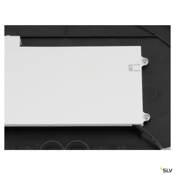 SLV DECONA 42, CL, PHASE, Ceiling-mounted light, Round, 3000/4000K, 23 W, Black/gold 1008924