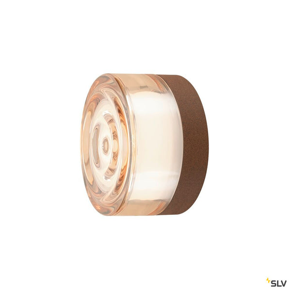SLV CYFT WAVE, wall- and ceiling-mounted light, 2700/3000/4000 K, 6.5 W, PHASE, black / amber 1008941
