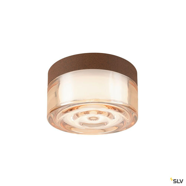 SLV CYFT WAVE, wall- and ceiling-mounted light, 2700/3000/4000 K, 6.5 W, PHASE, black / amber 1008941